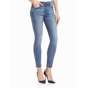 ✨NWT✨ CURRENT ELLIOT The Stiletto Released Raw Hem Jeans in Lakewater Sz 26